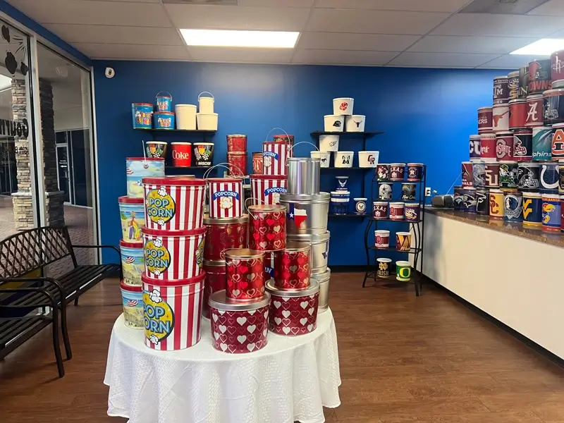 Popcorn set up for an event in Katy, TX