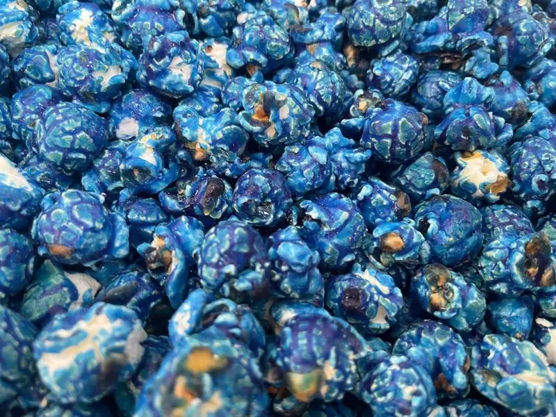 Blue Raspberry popcorn