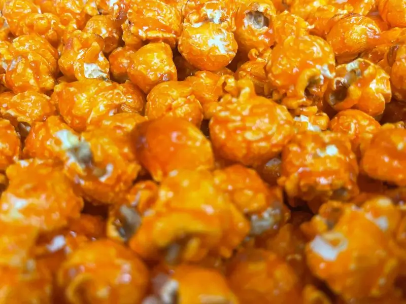 Orange popcorn