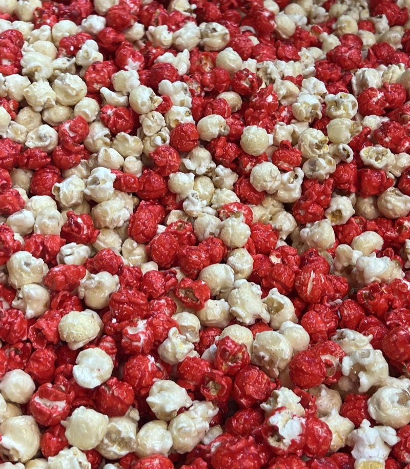 Peppermint popcorn