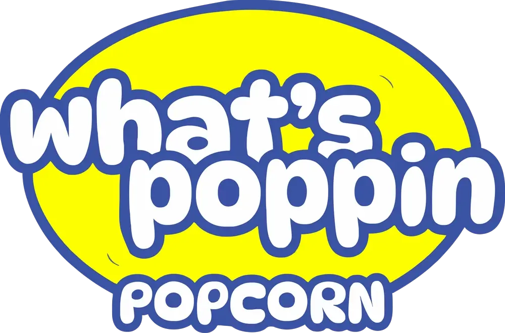 What's Poppin Popcorn logo